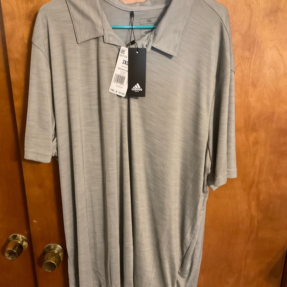 Adidas Men's Classic Gray Polo